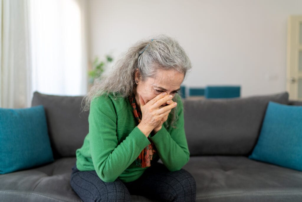 older woman upset gettyimages