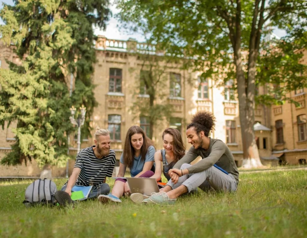 College students studying on grass KaLEug.width .jpg