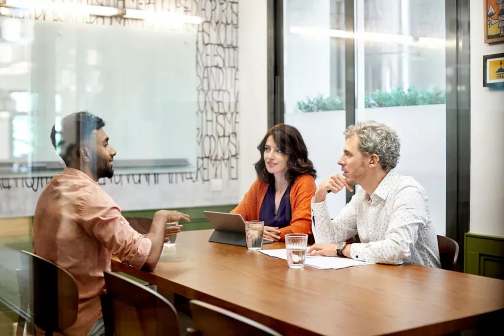 Young adult male takes part in a job intervie.width dqaAJNo.jpg