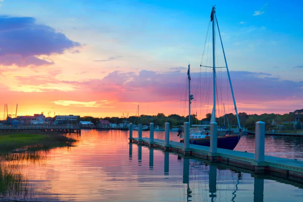 getty sunrise over a docked sailboat near charleston south carolina.jpg