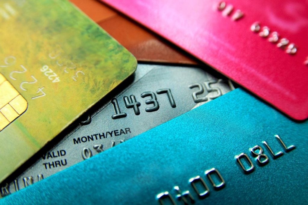 Pile of credit cards