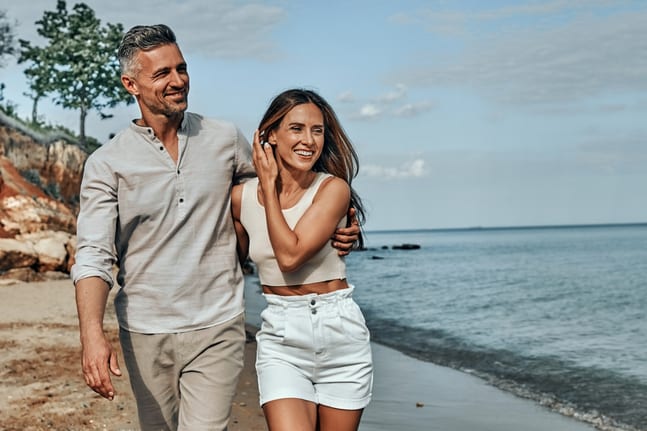 middle aged couple beach gettyimages