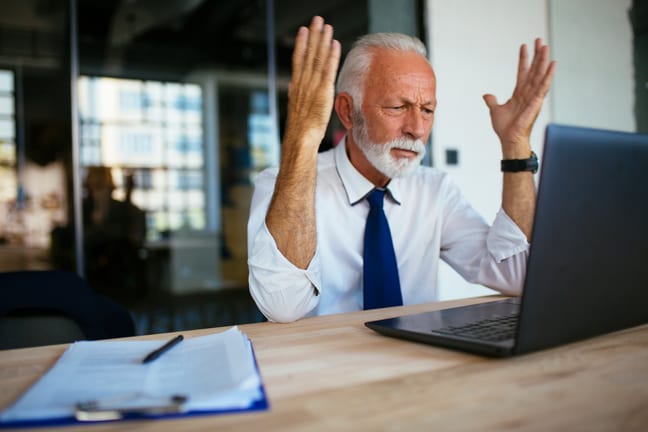 older man laptop annoyed gettyimages DOThx