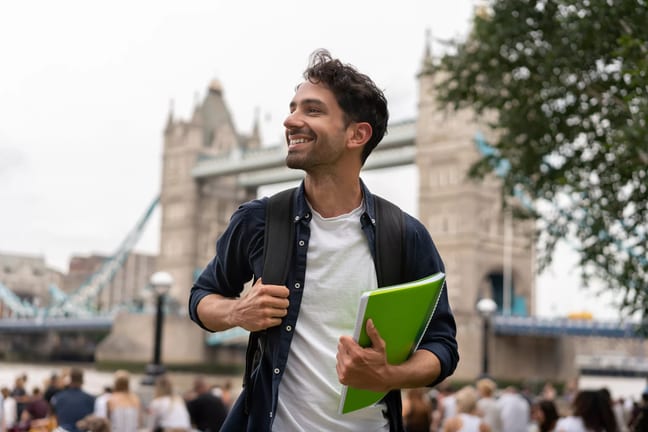 getty happy college student in london study abroad millennial gen z.jpg