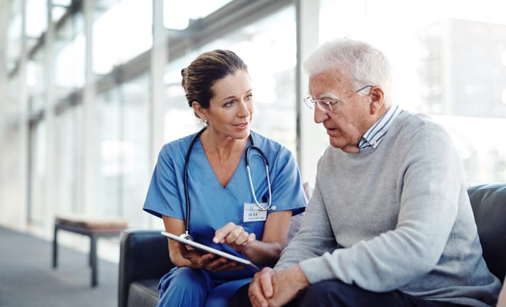 doctor with senior man gettyimages