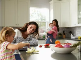 moms with kids in kitchen.width .jpg