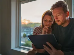 Worried looking couple looking at a tablet to.width omrJse.jpg